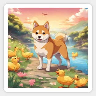 Shibaholic Adventure Sticker